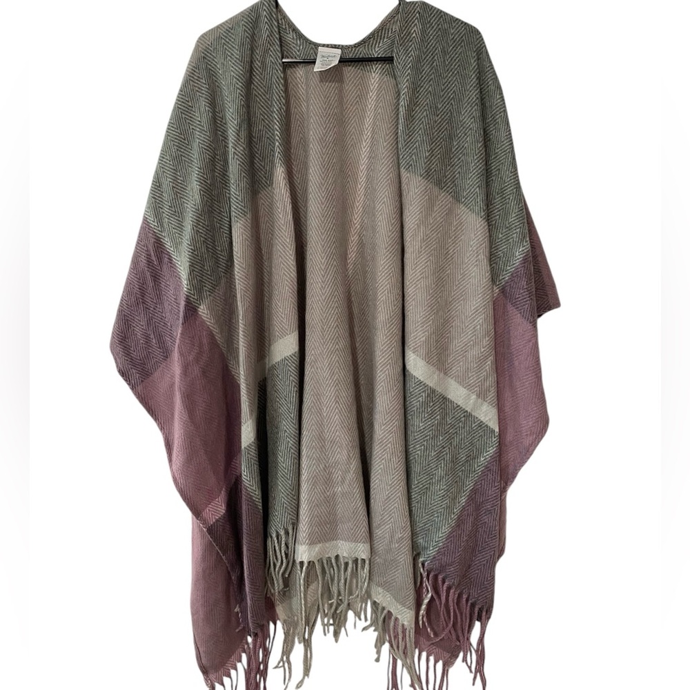 Woolrich Soft & Cozy Brushed Woven Blanket Wrap Shawl